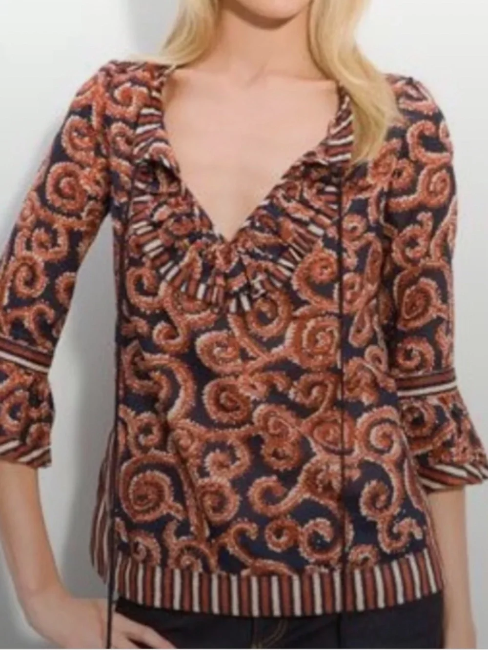 Tory Burch Gwenna Cotton Tunic 🧡